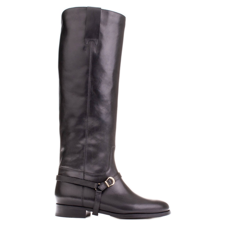 Marco Shoes Cizme de călărie cu curea la gleznă negru Marco Shoes Cizme de călărie cu curea la gleznă negru