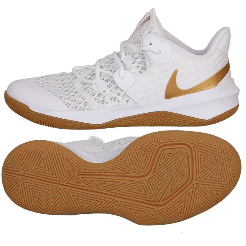 Pantof de volei Nike Zoom Hyperspeed Court DJ4476-170 alb alb