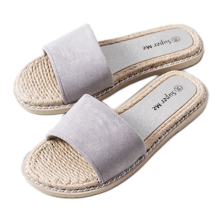 Papuci de damă Staton gri Papuci de damă Staton gri