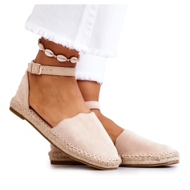 Evento Espadrile De Damă Cu Cataramă Bej Deschis Bonetti Evento Espadrile De Damă Cu Cataramă Bej Deschis Bonetti
