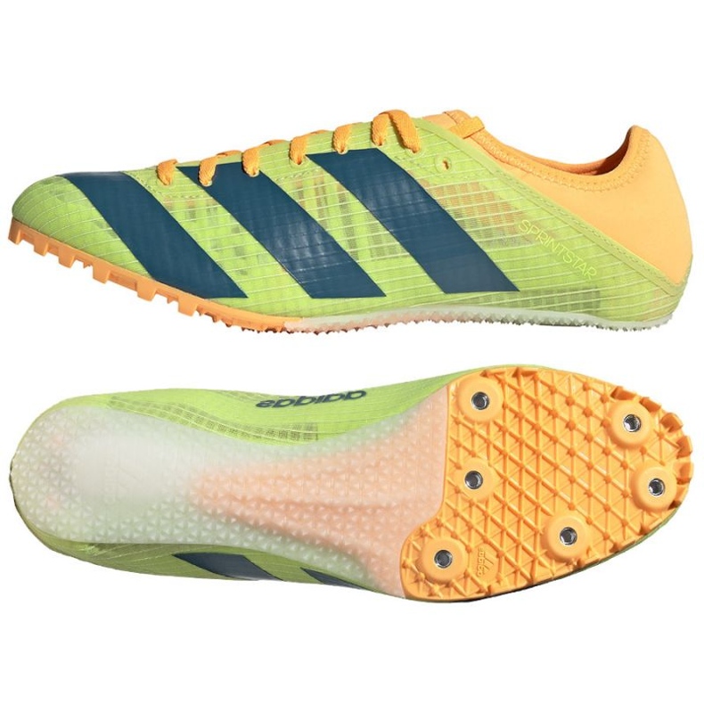 Pantofi cu vârfuri Adidas Sprintstar M GY0941 verde