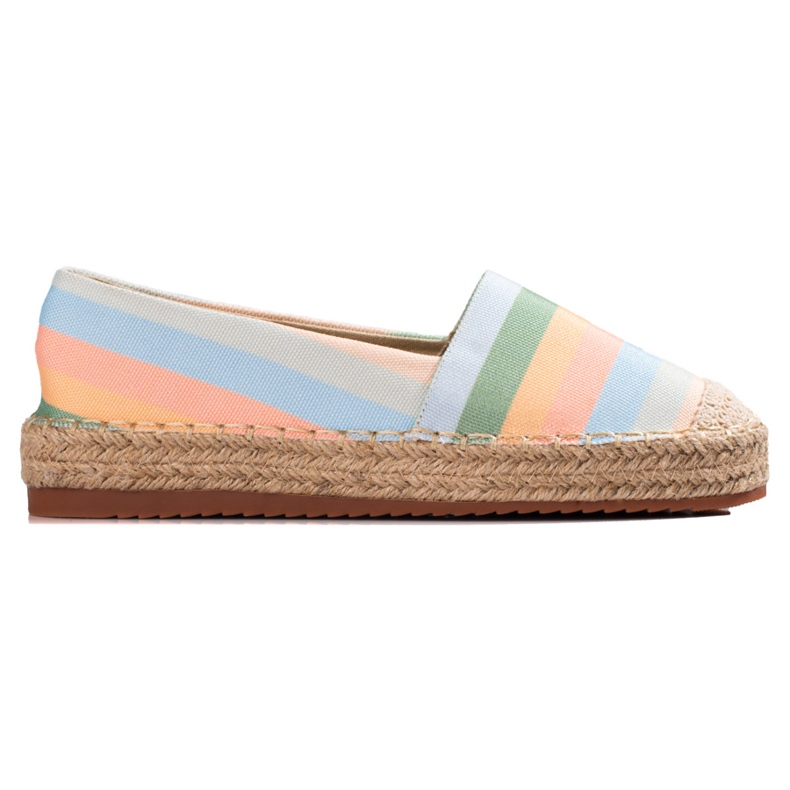 SHELOVET Espadrile colorate roz multicolor SHELOVET Espadrile colorate roz multicolor