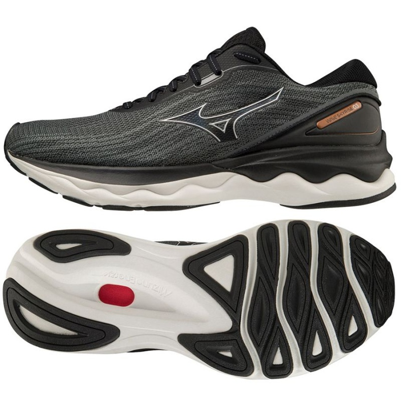 Pantofi de alergare Mizuno Wave Skyrise 3 J1GC220904 negru