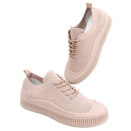 Tenisi sosete dama Posten Khaki bej kaki Tenisi sosete dama Posten Khaki bej kaki