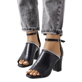 Sandale negre Nasrin Shank negru Sandale negre Nasrin Shank negru