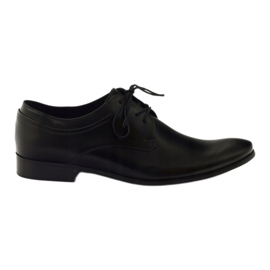 Piele Pantofi formali negri Badura 7549 negru