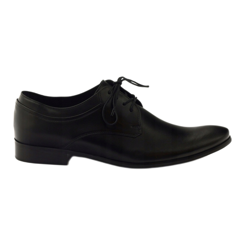 Badura Classic Leather Pantofi Black Formal 7549 negru