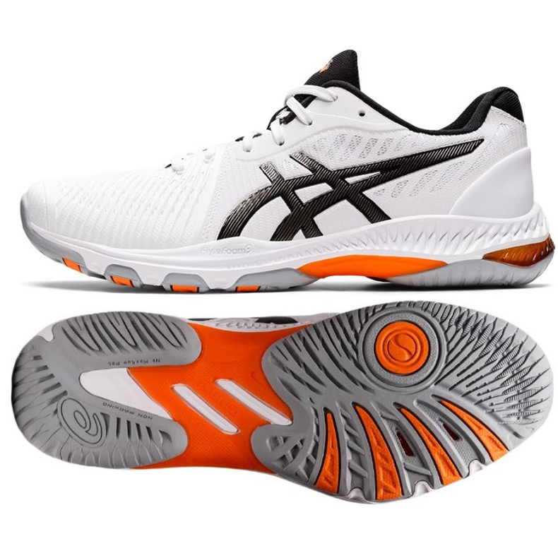 Pantofi de volei Asics Netburner Ballistic Ff 2 M 1051A041 101 alb alb