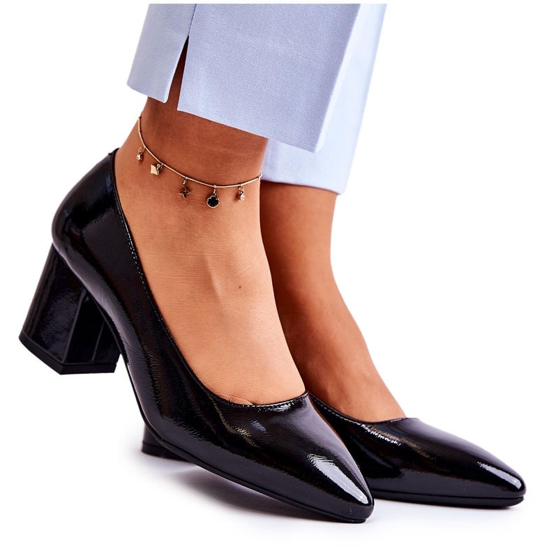 Pompe lacuite Sergio Leone PB411 Negru