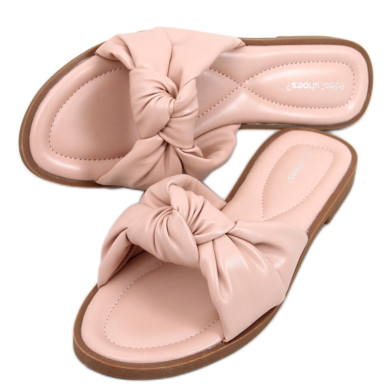 Papuci de damă Sally Pink roz