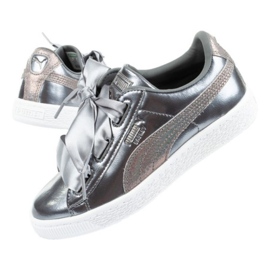 Pantofi Puma Basket Heart Lunar Jr 365994 01 argint