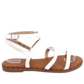 Sandale gladiator Hazel White alb Sandale gladiator Hazel White alb