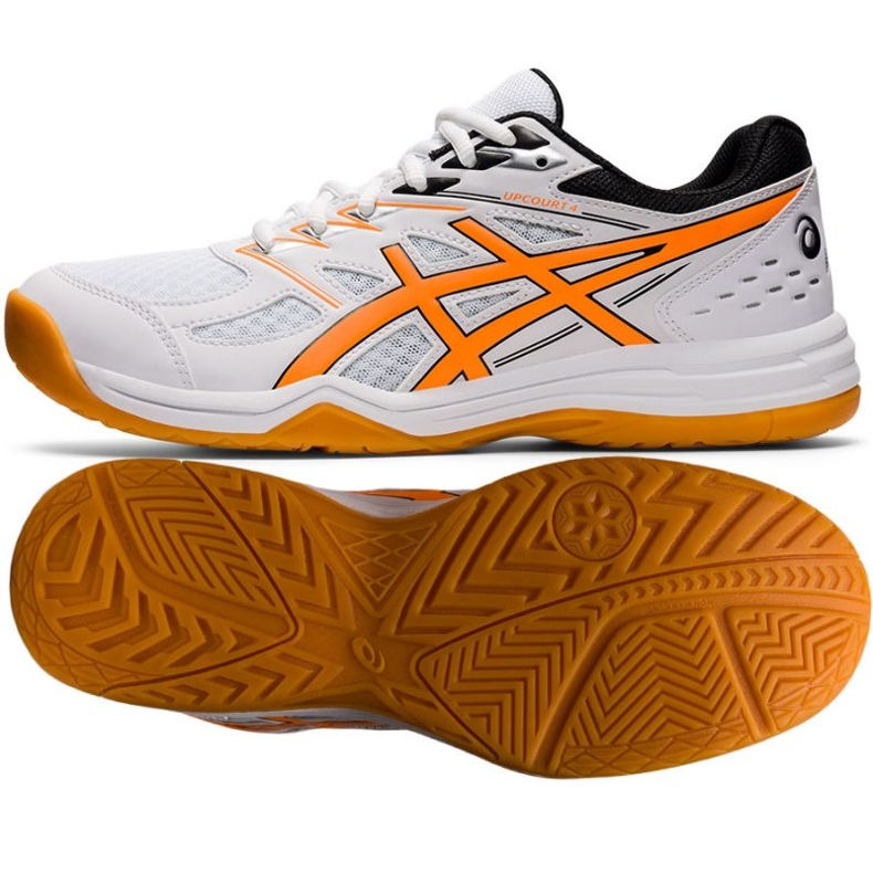 Pantofi de volei Asics Upcourt 4 M 1071A053 104 alb alb Pantofi de volei Asics Upcourt 4 M 1071A053 104 alb alb