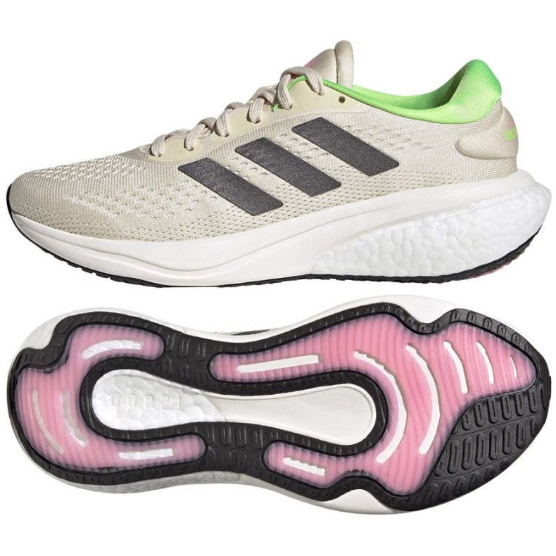 Pantofi de alergare Adidas SuperNova GW9095 alb