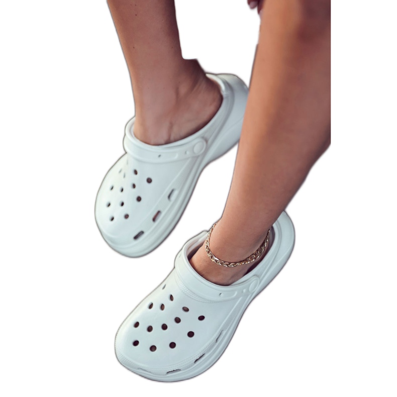 FS1 Papuci de damă Crooks' Foam White Coline alb FS1 Papuci de damă Crooks' Foam White Coline alb