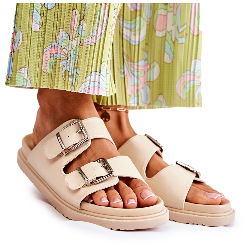 PJ1 Slip-on-uri de damă clasice bej Weston
