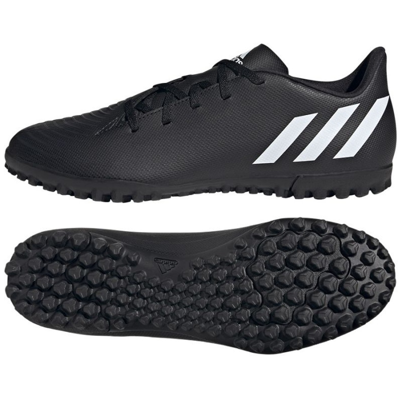 Ghete de fotbal Adidas Predator Edge.4 Tf M GX0010 negru negru