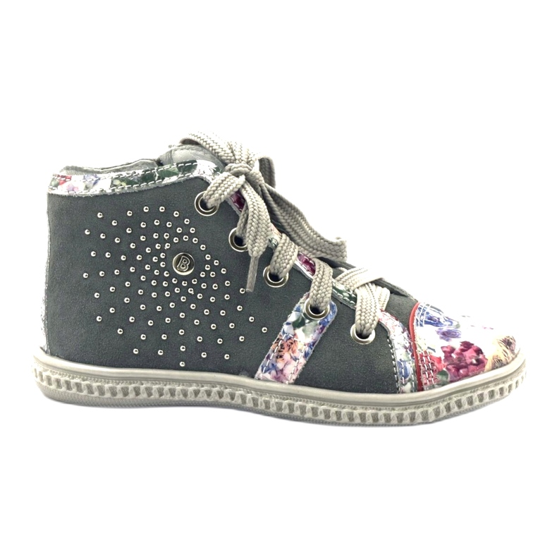 Pantofi pentru copii cu strasuri 84254 Grey Bartek gri