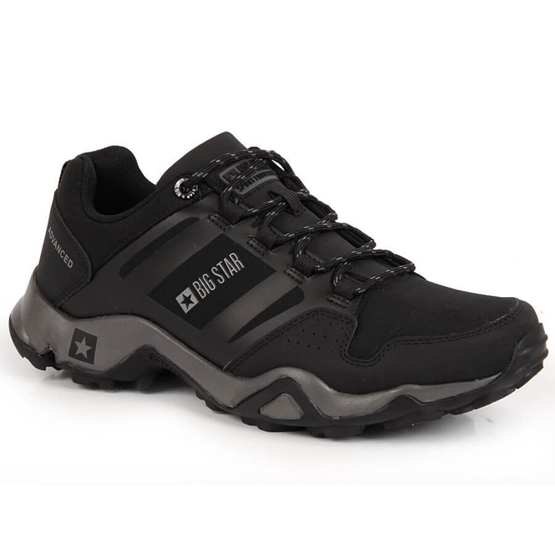 Pantofi sport de trekking negri pentru bărbați Big Star GG174269 negru