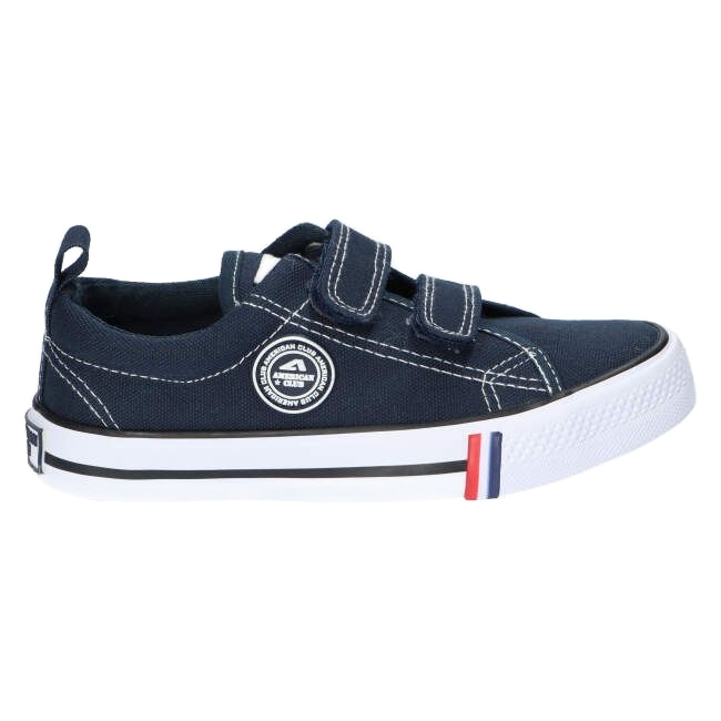 American Club Pantofi americani LH60 / 22 Velcro albastru