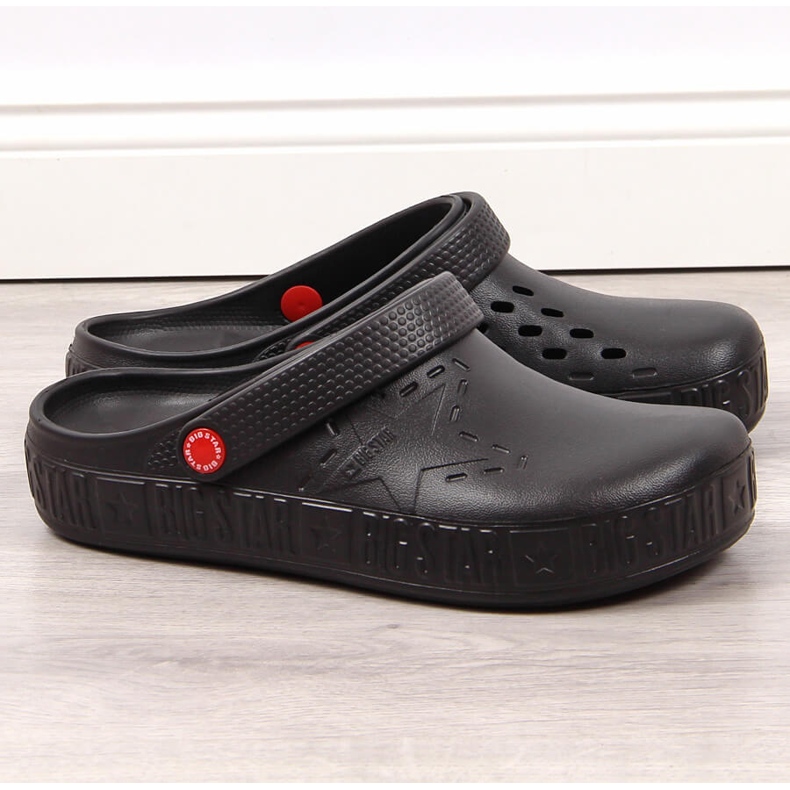 Papuci barbati black kroks negri Big Star II175001 negru Papuci barbati black kroks negri Big Star II175001 negru