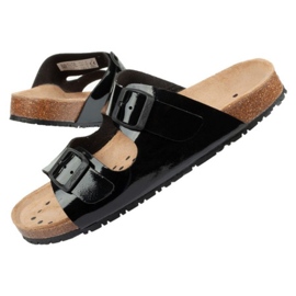 Sandale Abeba Black 8088 flip-flops negru