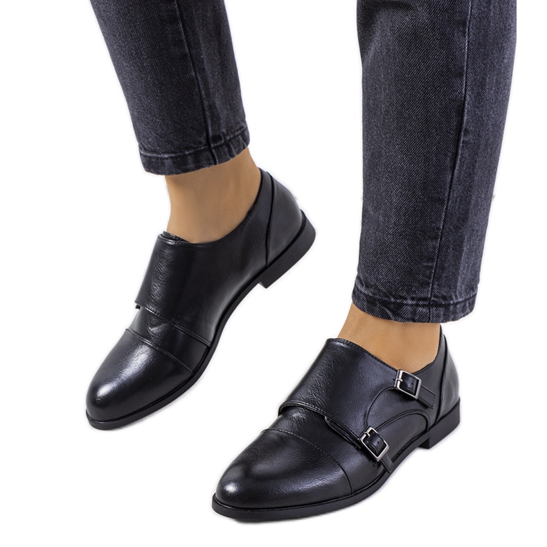 Pantofi negri de la Bass negru