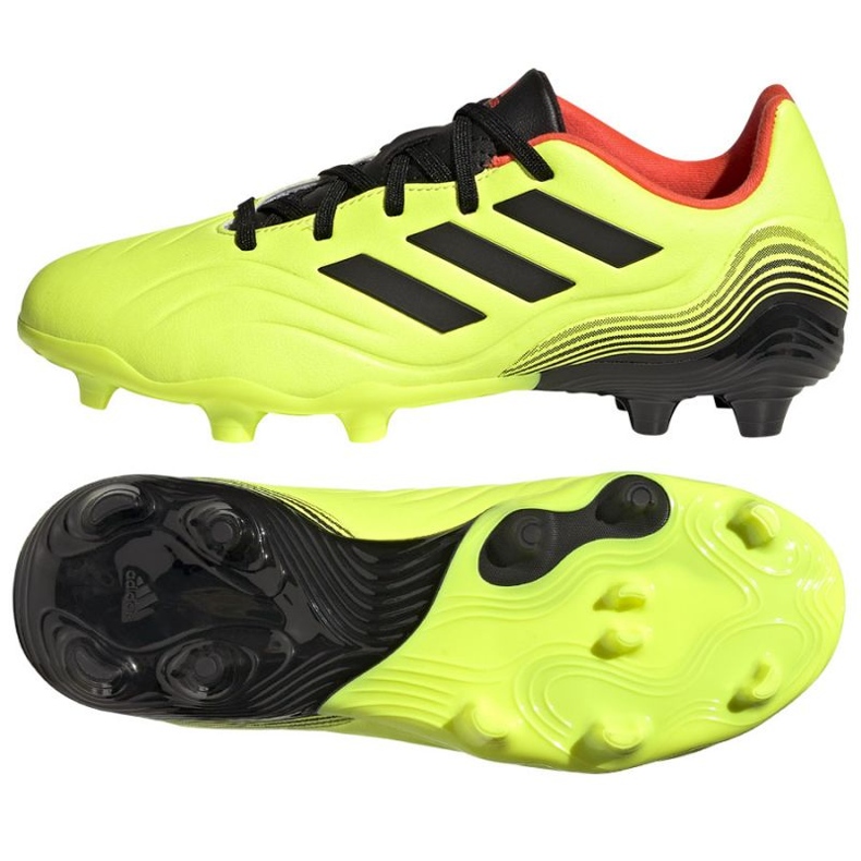 Pantofi Adidas Copa Sense.3 FxG Jr GZ1385 galben galbeni