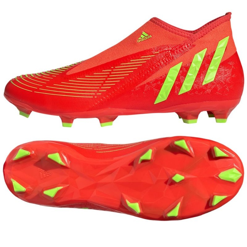Pantofi Adidas Predator Edge.3 Ll Fg M GW1000 roșu portocale si rosii