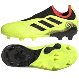 Ghete de fotbal Adidas Copa Sense.3 Ll Fg Jr GZ1383 galben galbeni Ghete de fotbal Adidas Copa Sense.3 Ll Fg Jr GZ1383 galben galbeni