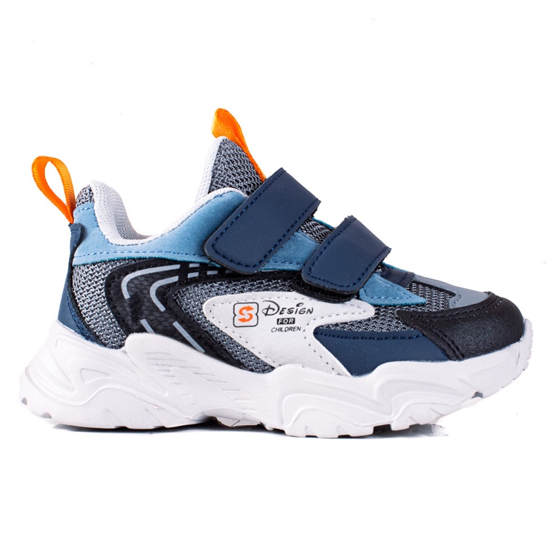Adidași pentru băieți Shelovet pe talpă groasă, gri albastru