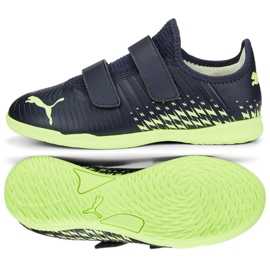 Pantofi Puma Future Z 4.4 It V Jr 107020 01 albastru marin verde albastru și bleumarin