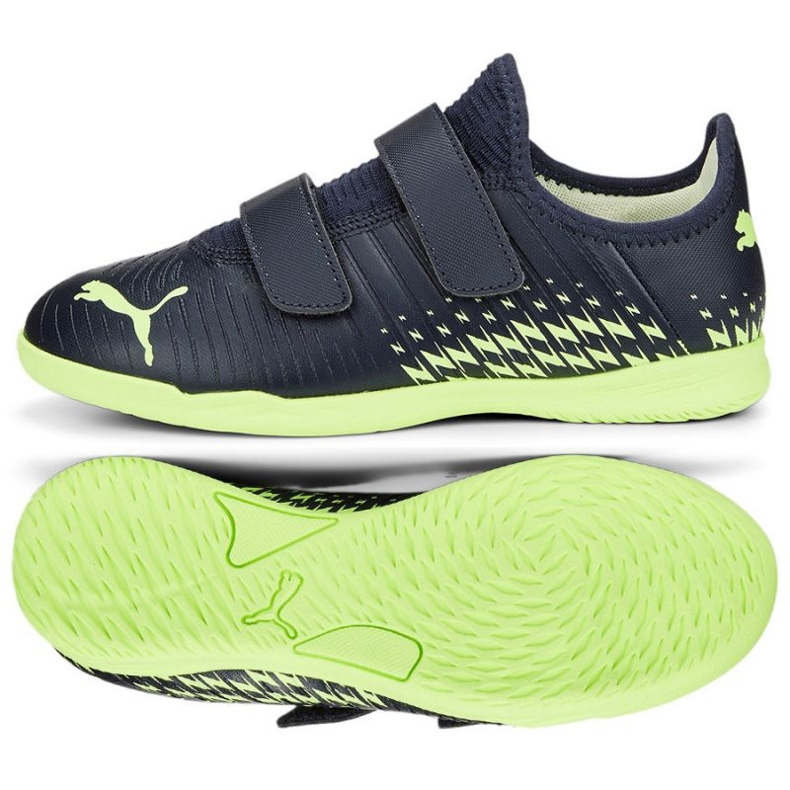 Pantofi Puma Future Z 4.4 It V Jr 107020 01 albastru marin verde albastru și bleumarin