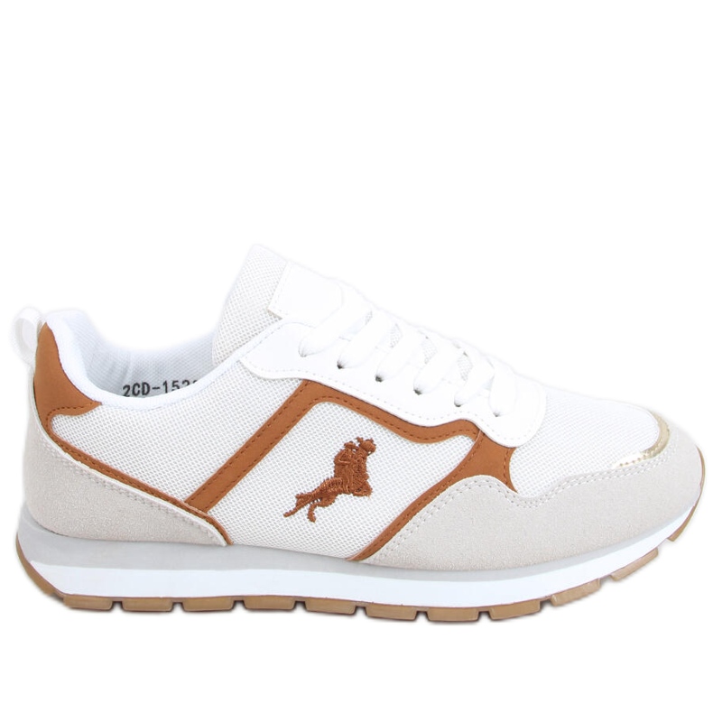 Pantofi sport dama Furlo Camel bej alb maro