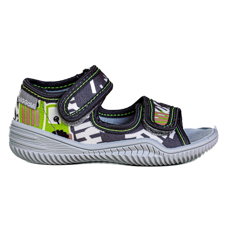 Papuci băieți Viggami Ignaś druk gri