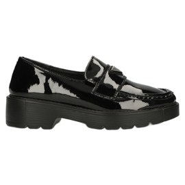 Mocasini Lăcuți Filippo DP3930/22 BK, Negru Mocasini Lăcuți Filippo DP3930/22 BK, Negru