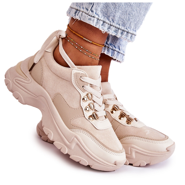 PG1 Pantofi sport dama din piele intoarsa Pantofi Bej deschis Britany PG1 Pantofi sport dama din piele intoarsa Pantofi Bej deschis Britany