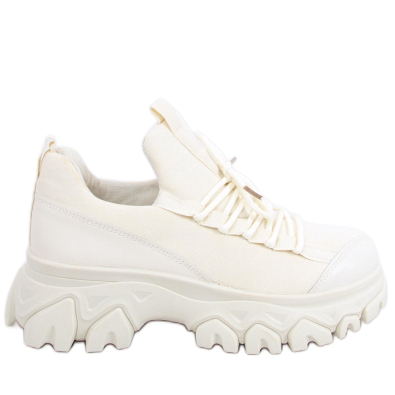 Pantofi sport cu talpă înaltă Huggy Beige bej