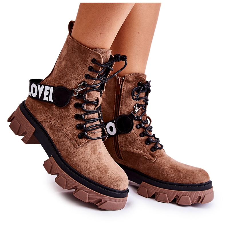 PS1 Cizme înalte din piele intoarsa cu incalzire Danity maro PS1 Cizme înalte din piele intoarsa cu incalzire Danity maro