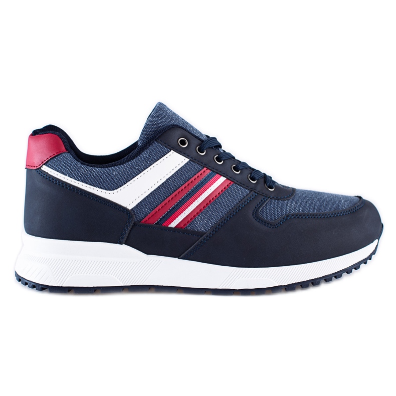 Pantofi sport confortabili pentru bărbați Shelovet bleumarin albastru marin