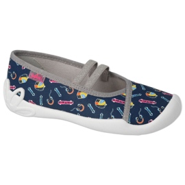 Pantofi copii Befado 116Y313 albastru marin multicolor