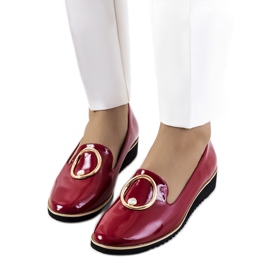 Pantofi Kadyro lacuiti rosii roșu roșu