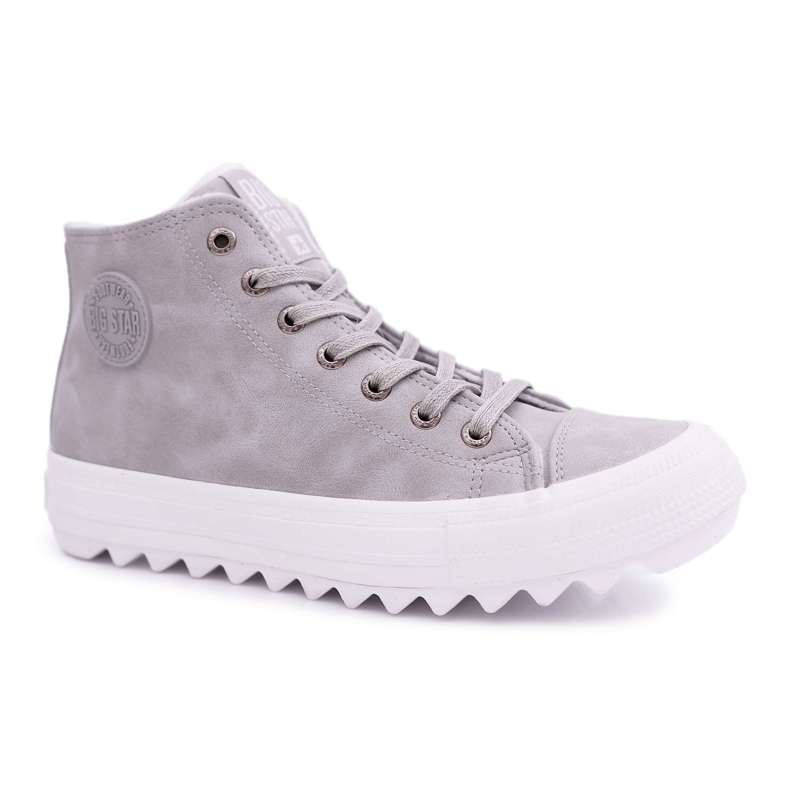 Pantofi de damă Big Star High Warm Gri EE274114