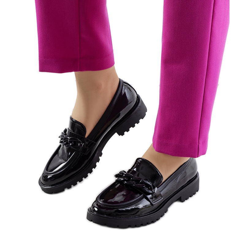 Pantofi lacuiti negri de la Zezag negru