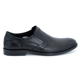 Olivier Pantofi barbati eleganti din piele 283LU negru