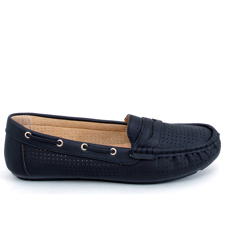 Mocasini dama Minori Black negru