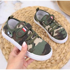 Adidasi copii Atletico velcro velcro verde