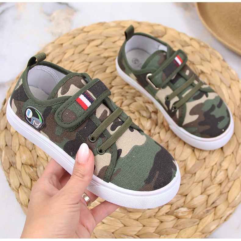 Adidasi copii Atletico velcro velcro verde