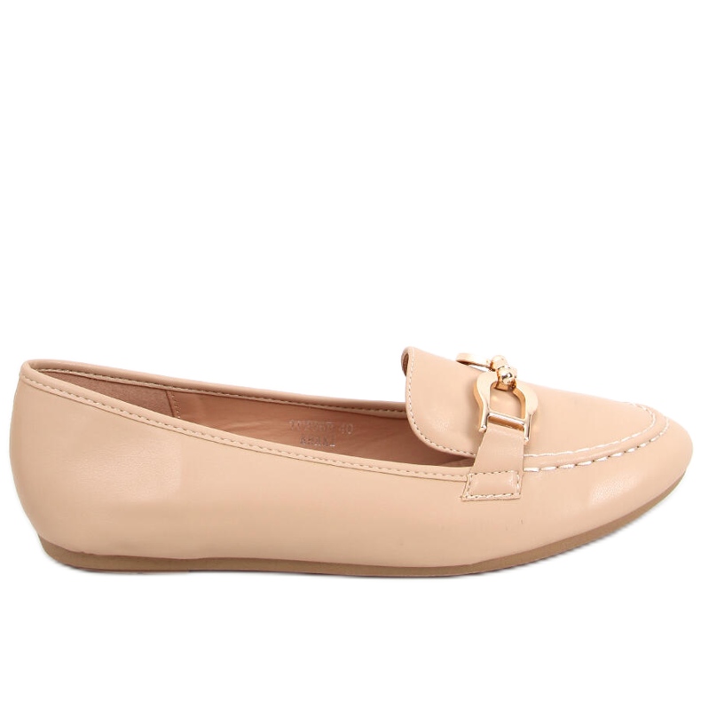 Mocasini de dama Amiya Khaki bej