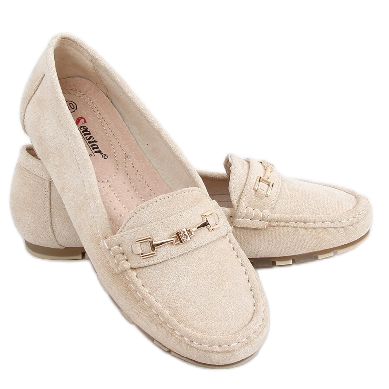 Mocasini de dama Malwa Beige bej
